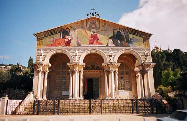 Церковь всех наций в Гефсиманском саду в г. Иерусалим
