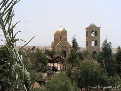 Монастырь св. Иоанна Предтечи на берегу р. Иордан