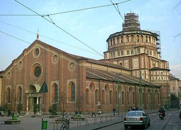 Базилика Санта Мария деле Грацие в г. Милан