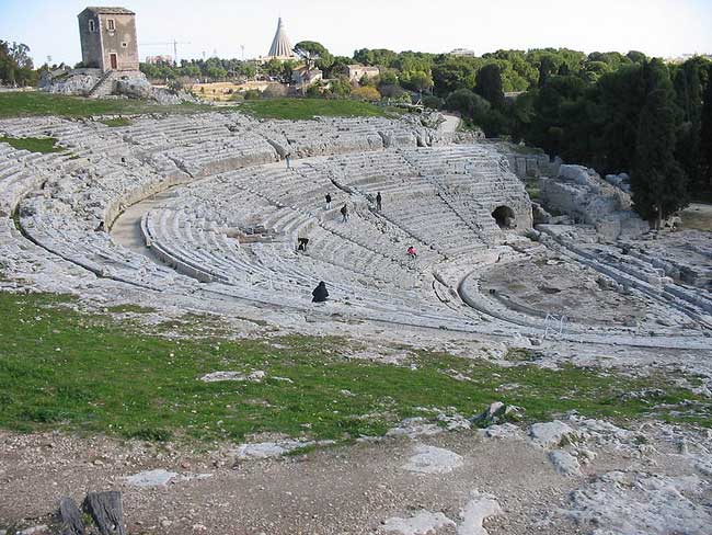 Древнегреческий театр в Сиракузах