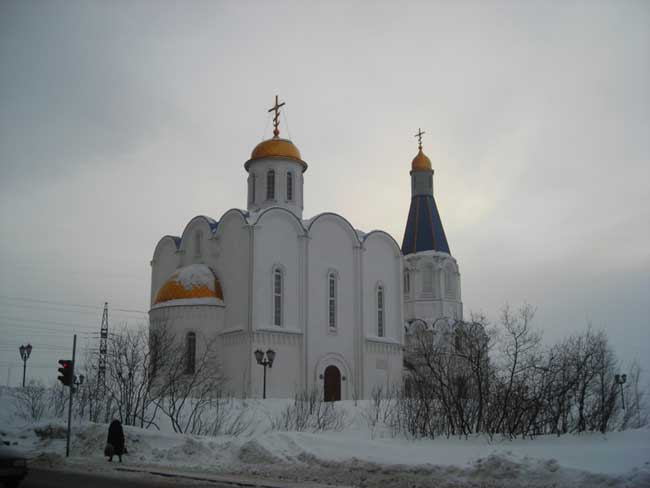 Храм Спаса Нерукотворного Образа ("Спас на водах")  в г. Мурманск