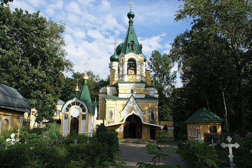 Храм св.Иова Многострадального на Волковом кладбище в г. Санкт-Петербург