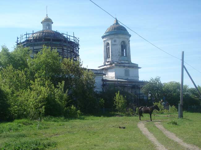 Богоявленской храм в с. Усть-Миасс