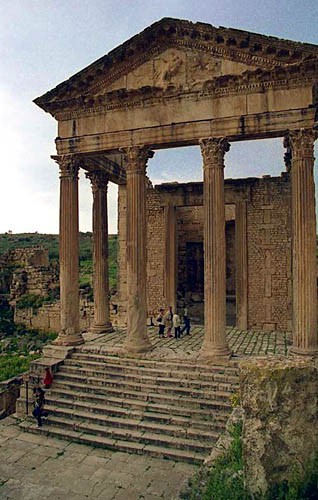 Руины древнего Карфагена в г. Тунис