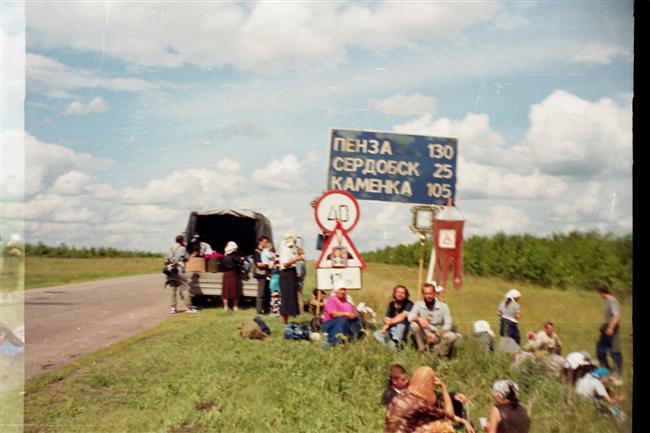 Крестный ход на привале