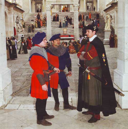 Престольный праздник в монастыре Монтекассино, с т.н. историческим кортежем 