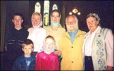 Прихожане Православного прихода в Ирландии