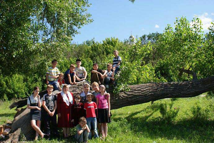 Посещение монастыря закончилось прогулкой по донскому берегу 