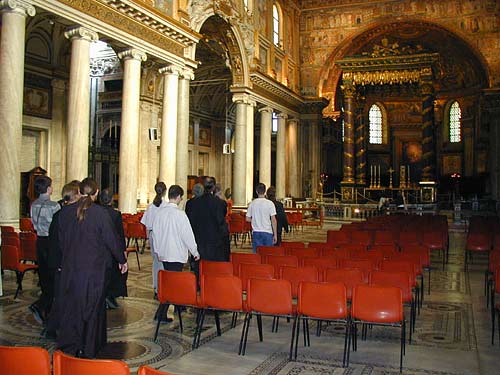 В базилике Санта Мария Маджоре