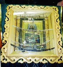 чудотворная икона Успения Божией Матери XIX века - главная святыня Аланского Свято-Успенского мужского монастыря в Беслане