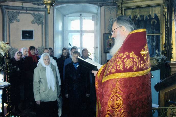 Молебен перед паломничеством