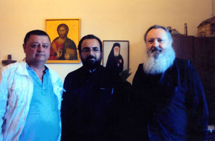 На приеме у епископа Албанской православной церкви Андония - викария епархии