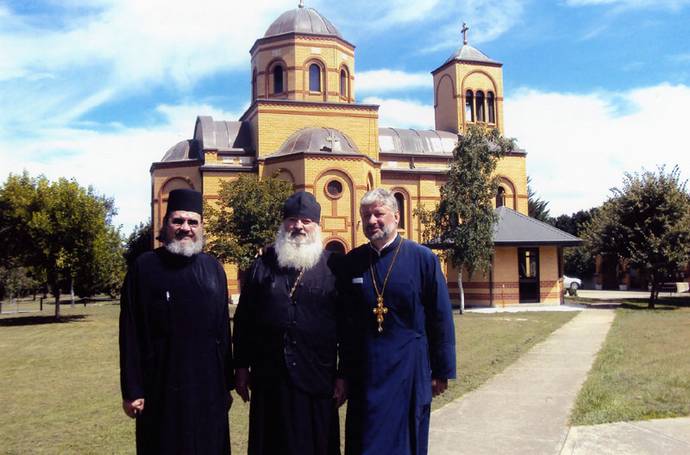 Храм св.Алимпия Столпника, монастырь в г.Элейн